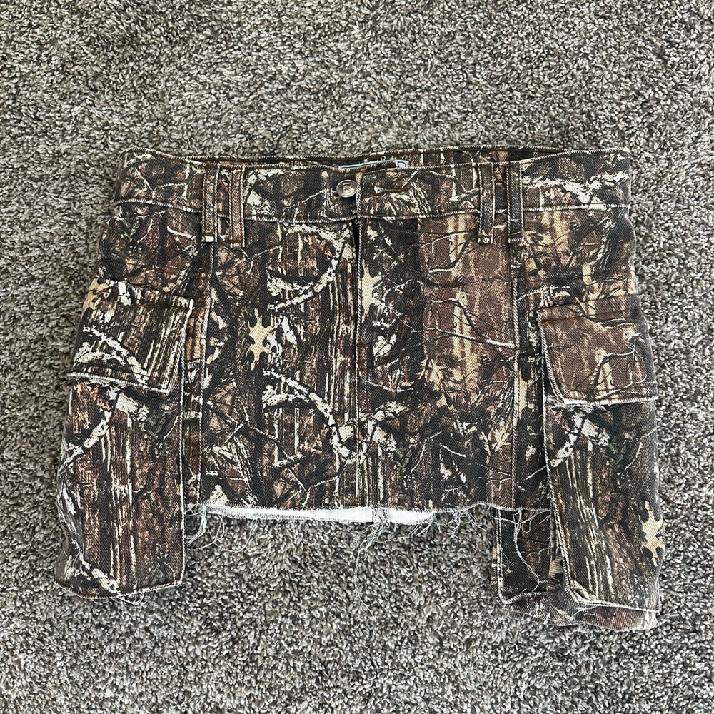 Revice Cargo Skirt Camo